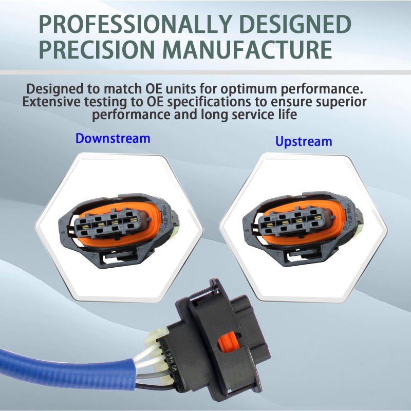 ChawYI 2PCS Oxygen O2 Sensor Upstream and Downstream fit for Chevy Cruze 1.8L 2011 2012 2013 2014 2015, Cruze Limited 1.8L 2016, 2012-2020 Chevy Sonic 1.8L, for SAAB 9-5 2.8L 2011 - Image 5